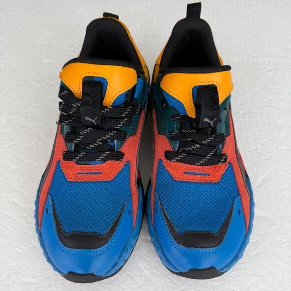 Size 7 - PUMA RS-TRCK CASUAL SHOES Future Blue/Black/Multicolor 391547-01 - Picture 3 of 11